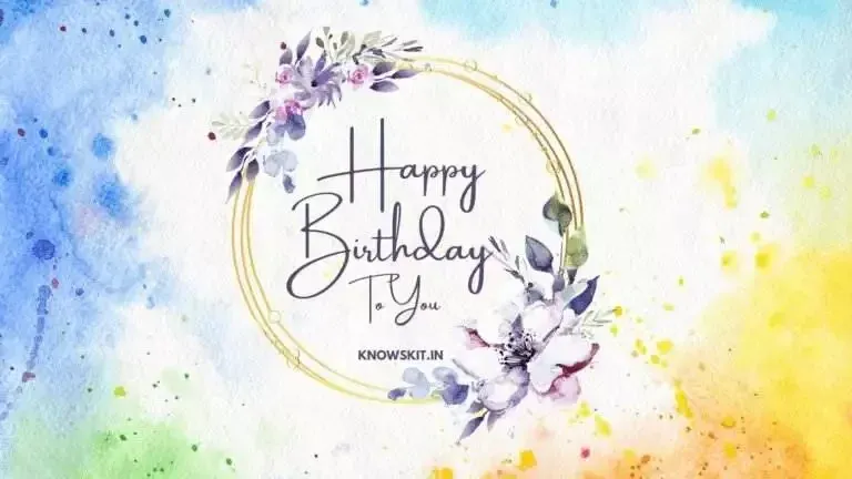 Happy Birthday Wishes In Hindi