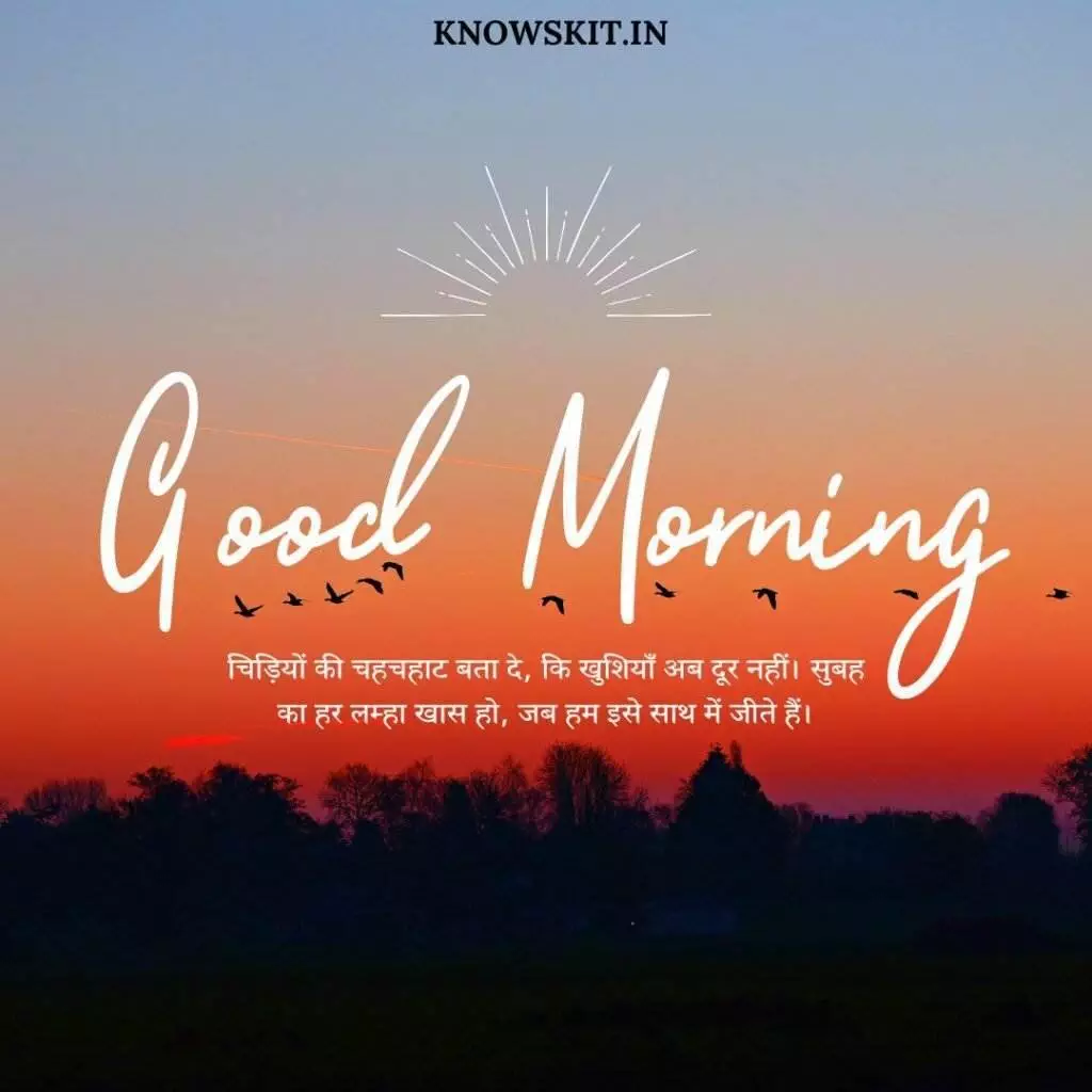 Good morning image in Hindi Shayari 3 Good