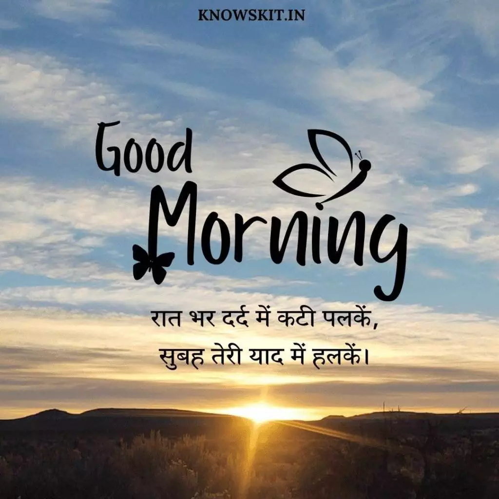 Good morning love Shayari in Hindi 2 Good morning love Shayari in Hindi
